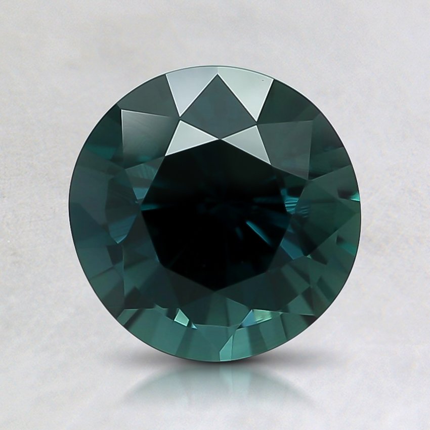 7mm Teal Round Sapphire