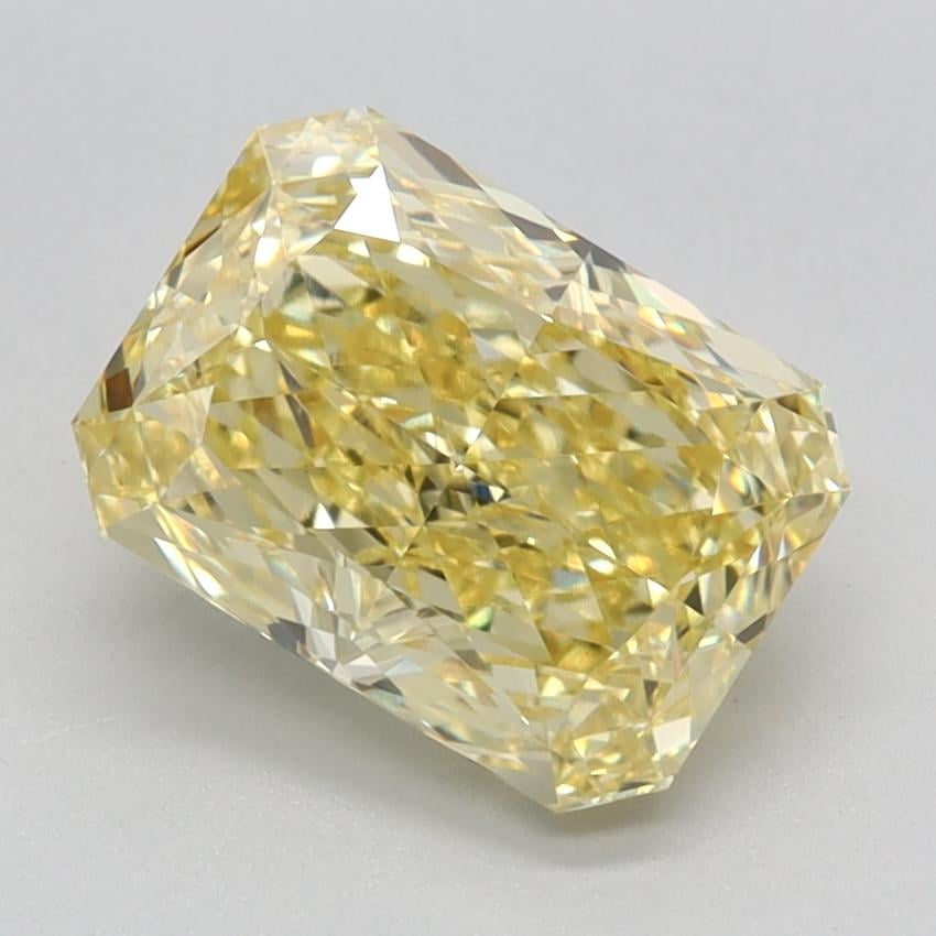 2.13 Ct. Fancy Vivid Yellow Radiant Lab Grown Diamond