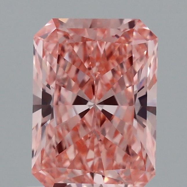 1.04 Ct. Fancy Vivid Pink Radiant Lab Grown Diamond