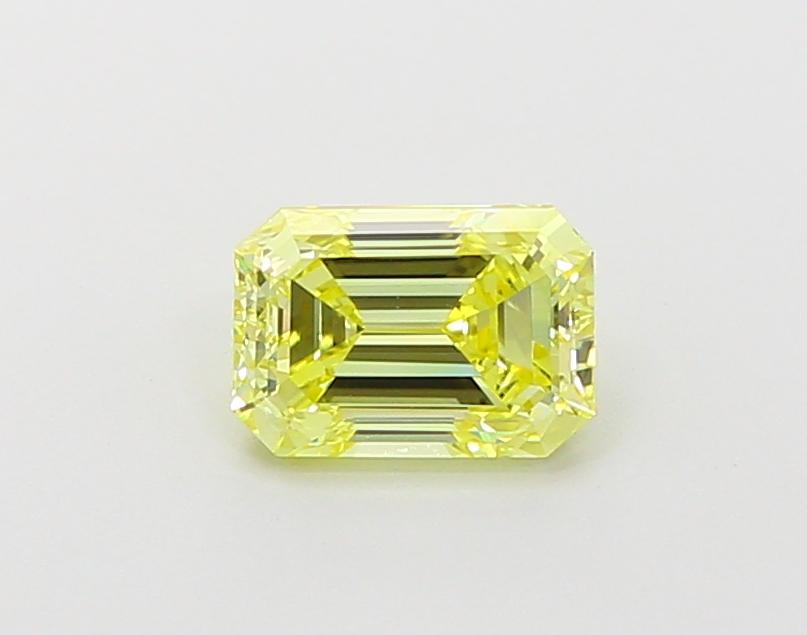 1.02 Ct. Fancy Intense Yellow Emerald Lab Grown Diamond