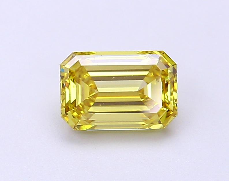 1.06 Ct. Fancy Intense Yellow Emerald Lab Grown Diamond