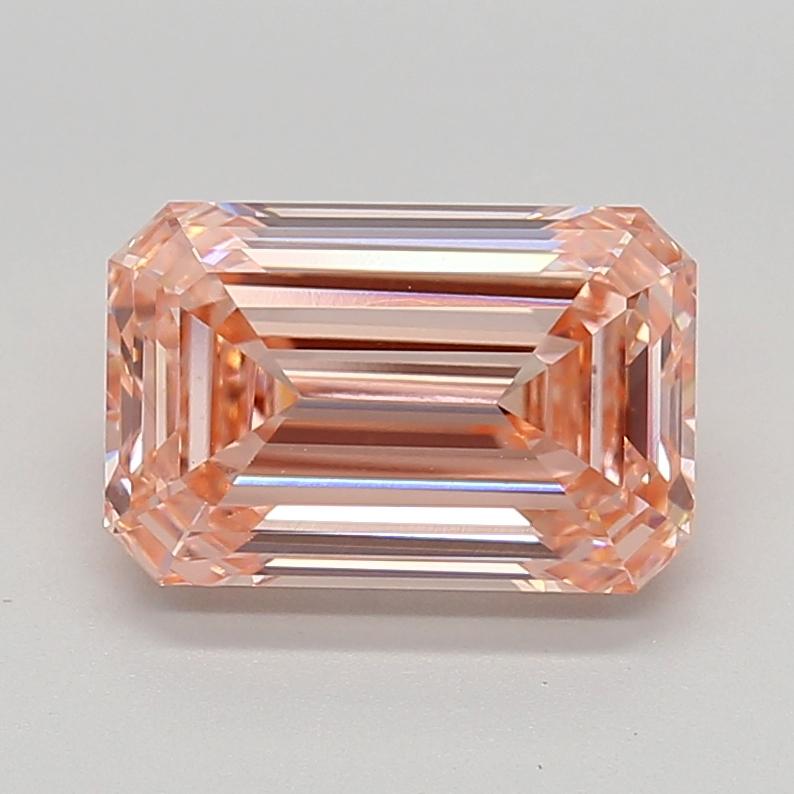 3.88 Ct. Fancy Intense  Pink Emerald Lab Grown Diamond