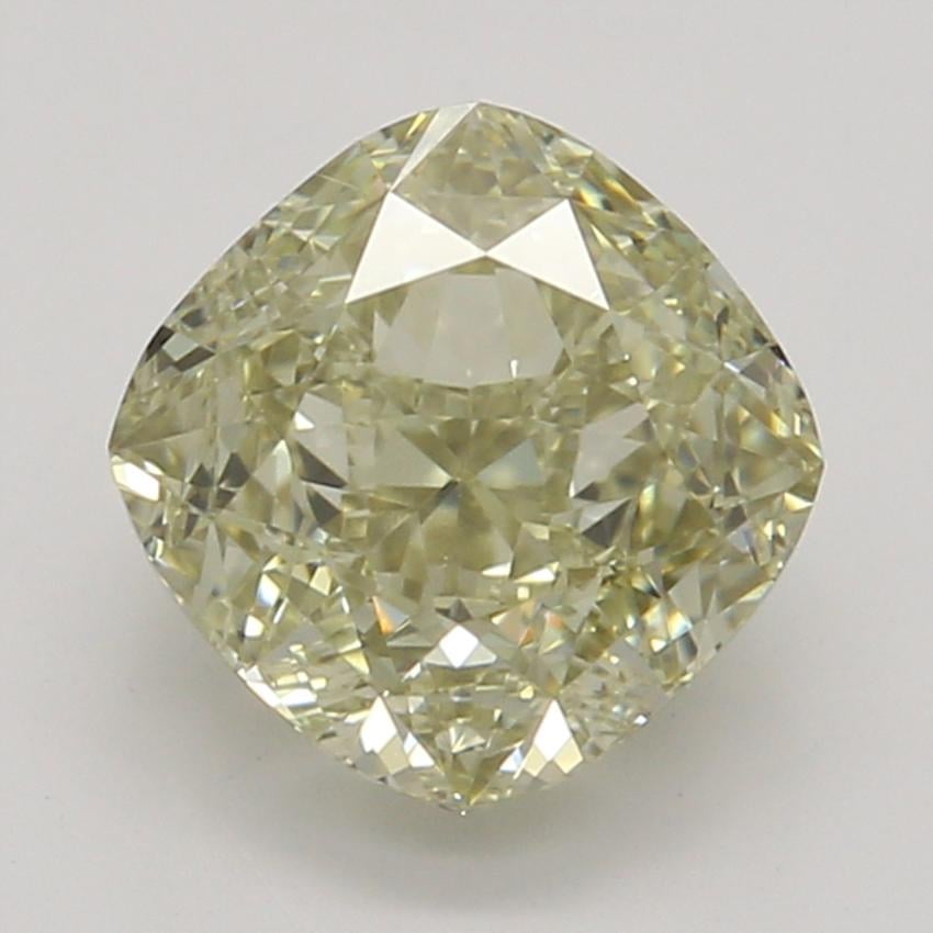 1.02 Ct. Fancy Brownish Greenish Yellow Cushion Diamond