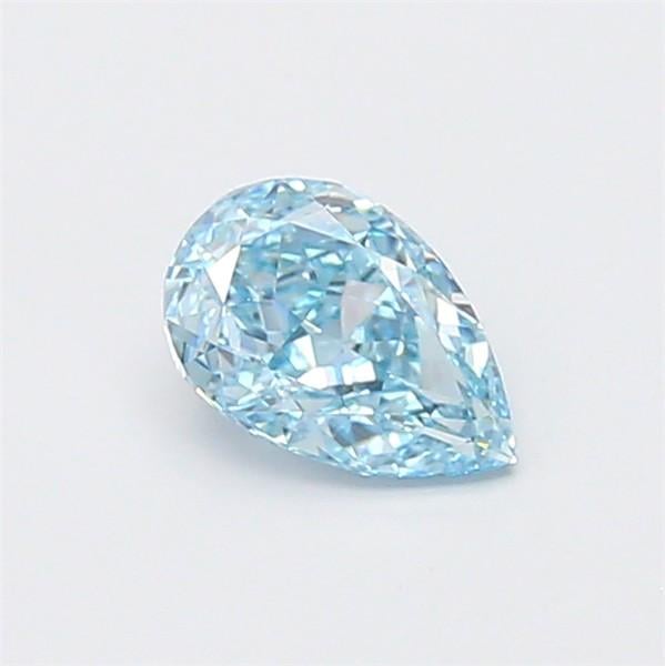 1.09 Ct. Fancy Vivid Green Pear Lab Grown Diamond