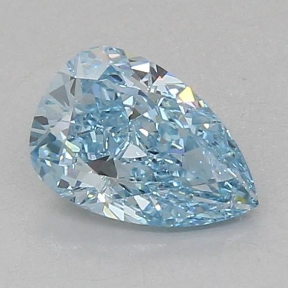 1.10 Ct. Fancy Vivid Blue Pear Lab Grown Diamond