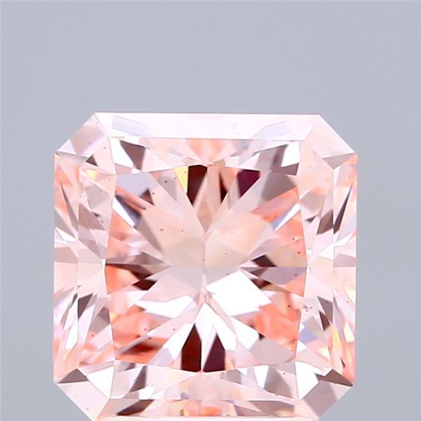 3.06 Ct. Fancy Intense Pink Radiant Lab Grown Diamond