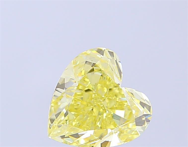 2.12 Ct. Fancy Yellow Heart Lab Grown Diamond
