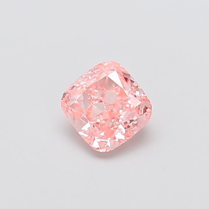 1.07 Ct. Fancy Vivid  Pink Cushion Lab Grown Diamond