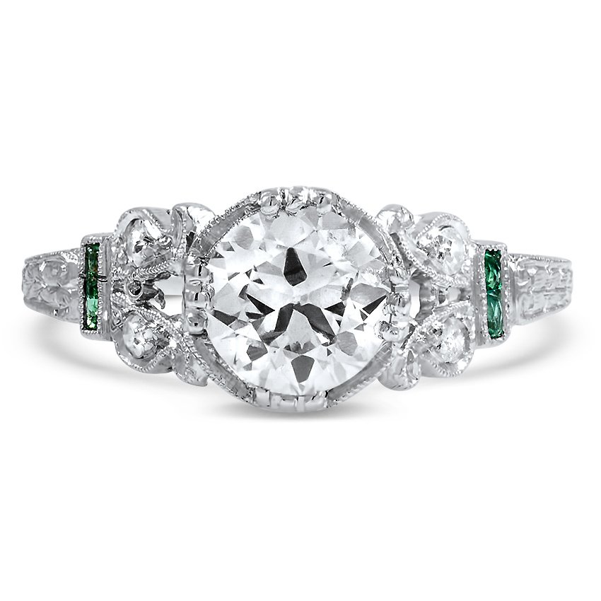 Edwardian Diamond Vintage Ring  Queens  Brilliant Earth