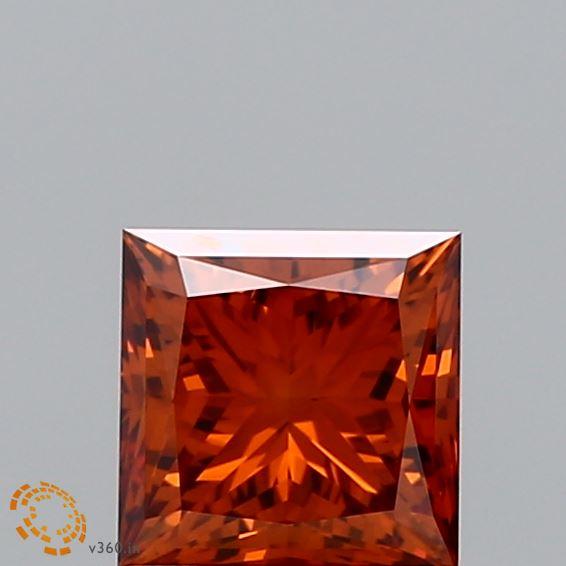 1.00 Ct. Fancy Orange Princess Lab Grown Diamond