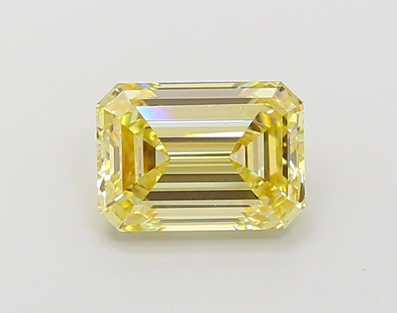 1.56 Ct. Fancy Yellow Emerald Lab Grown Diamond