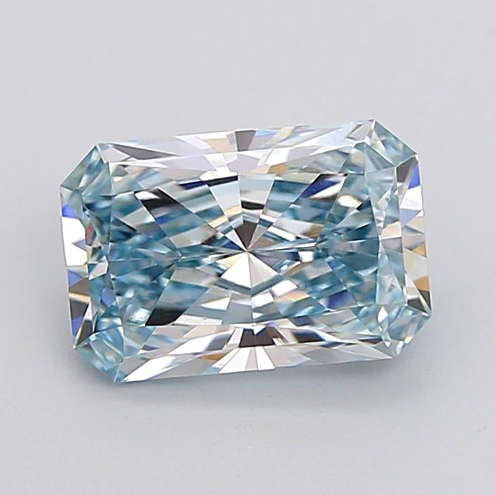 2.02 Ct. Fancy Intense Green Blue Radiant Lab Grown Diamond