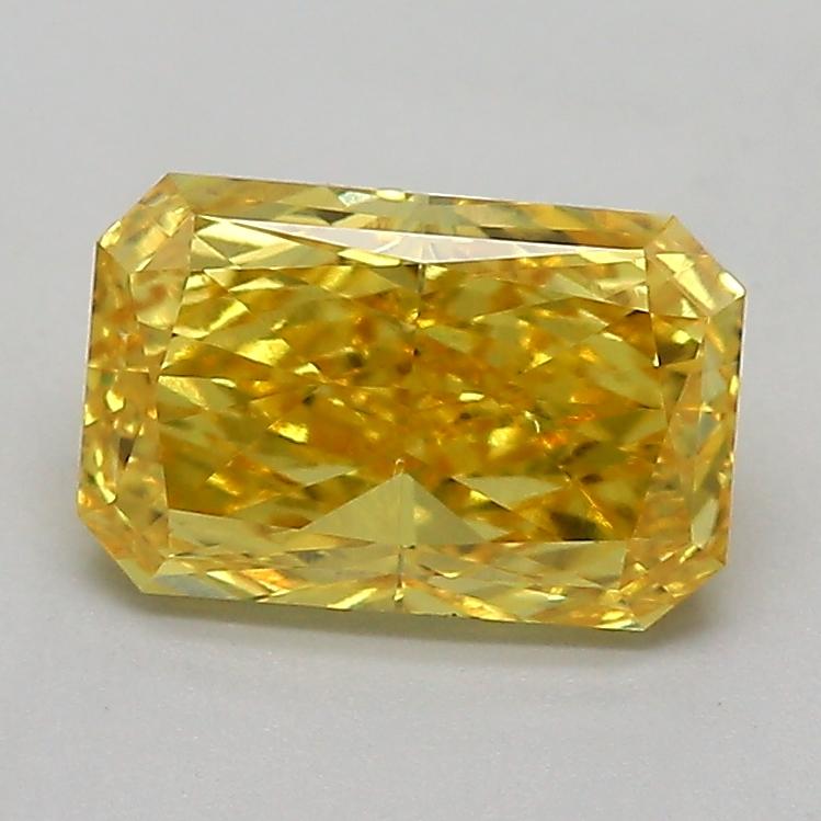 1.02 Ct. Fancy Vivid  Yellow Radiant Lab Grown Diamond