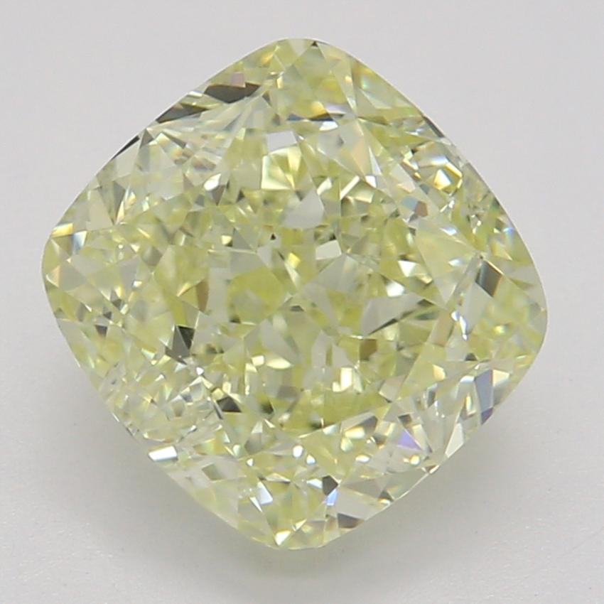 1.51 Ct. Fancy Light Yellow Cushion Diamond