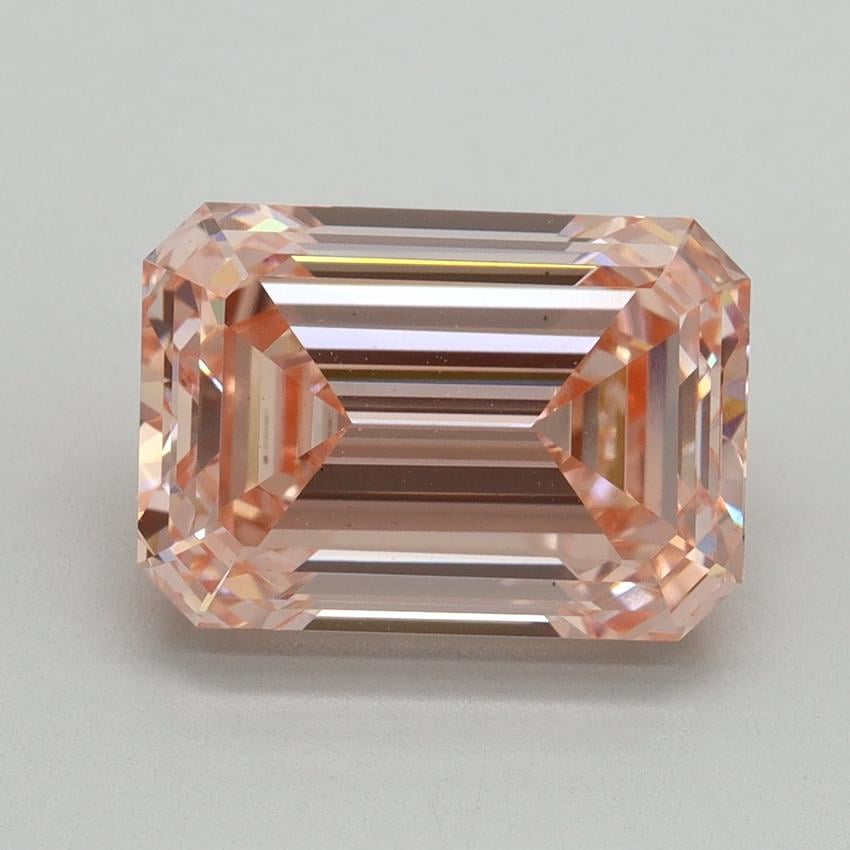 4.08 Ct. Fancy Intense Pink Emerald Lab Grown Diamond