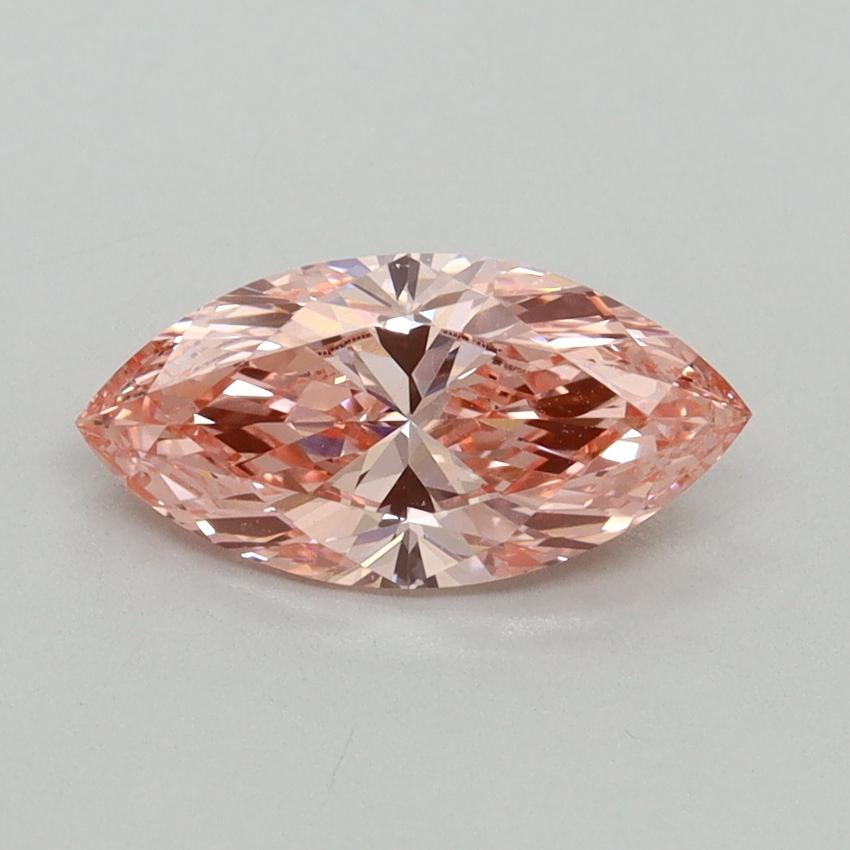 1.06 Ct. Fancy Vivid Pink Marquise Lab Grown Diamond