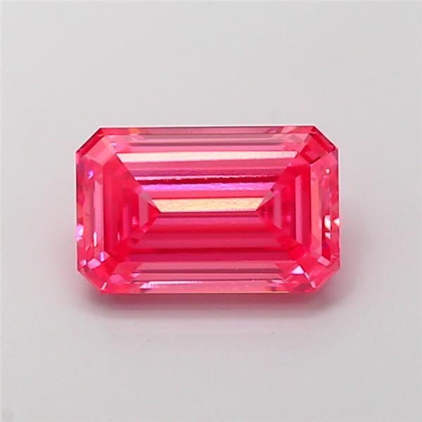1.91 Ct. Fancy Vivid  Pink Emerald Lab Grown Diamond