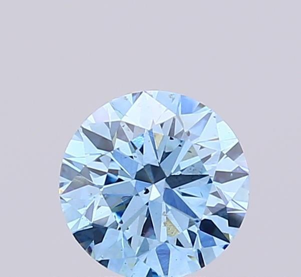 1.09 Ct. Fancy Vivid  Blue Round Lab Grown Diamond