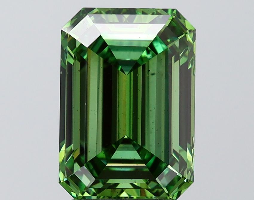 3.50 Ct. Fancy Vivid Green Emerald Lab Grown Diamond