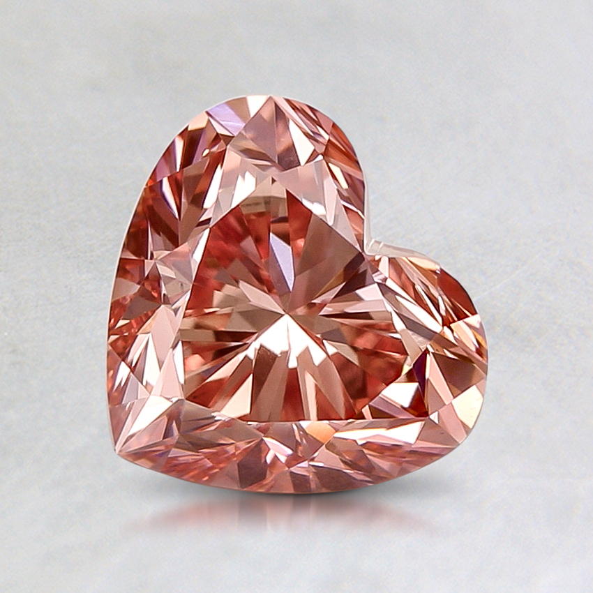 1.23 ct. Lab Grown Fancy Pink Heart Diamond