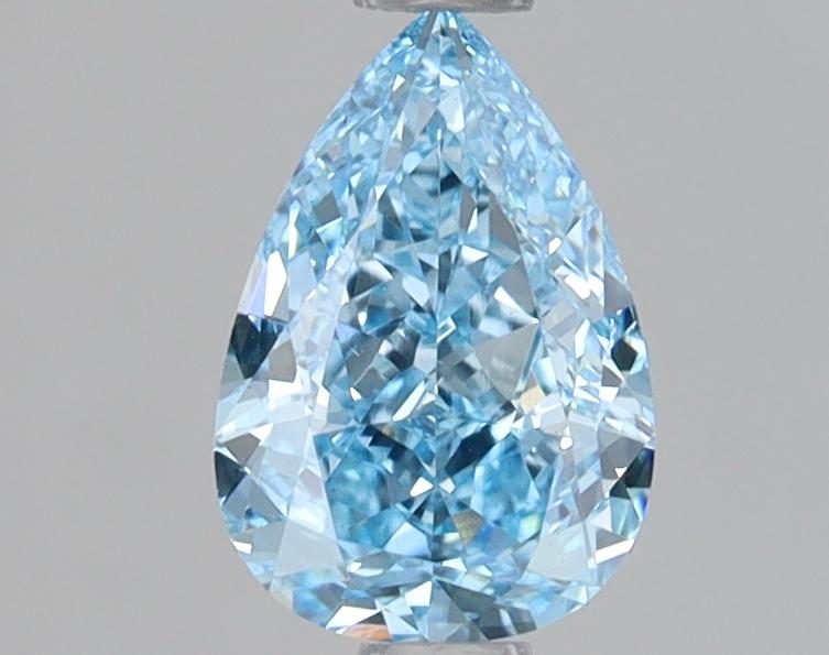 1.00 Ct. Fancy Vivid Blue Pear Lab Grown Diamond