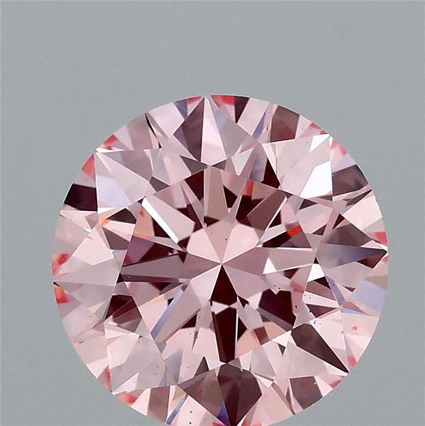 2.01 Ct. Fancy Vivid Pink Round Lab Grown Diamond