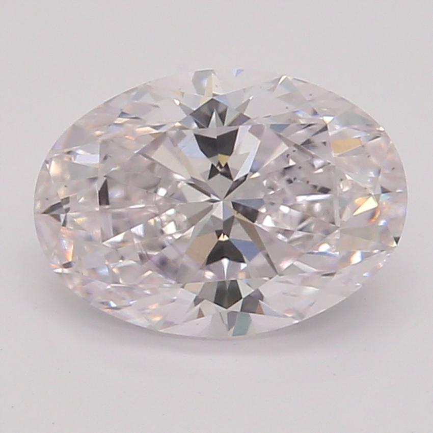0.70 Ct. Faint Pink Oval Diamond