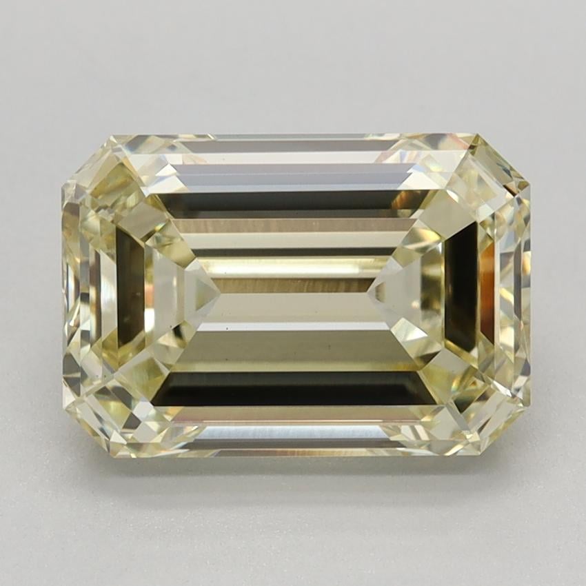 2.59 Ct. Fancy Light Yellow Emerald Lab Grown Diamond