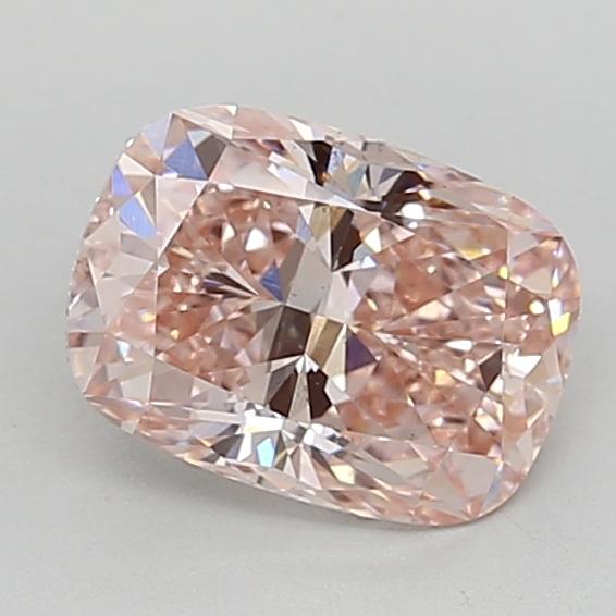 1.73 Ct. Fancy Intense  Pink Cushion Lab Grown Diamond