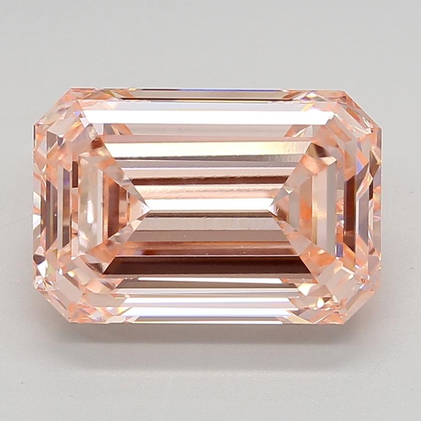 8.02 Ct. Fancy Intense Pink Emerald Lab Grown Diamond