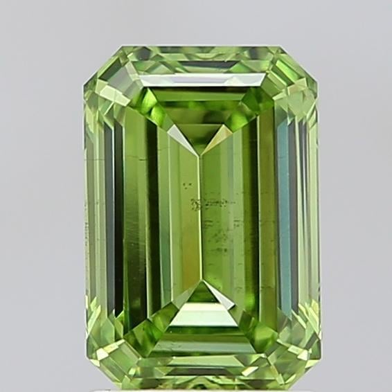 2.02 Ct. Fancy Vivid Green Emerald Lab Grown Diamond