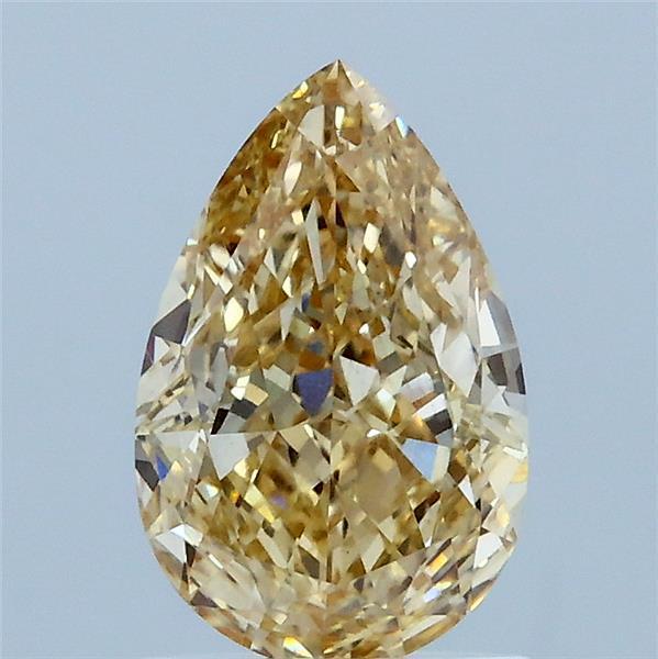 1.37 Ct. Fancy Light Brownish Yellow Pear Lab Grown Diamond
