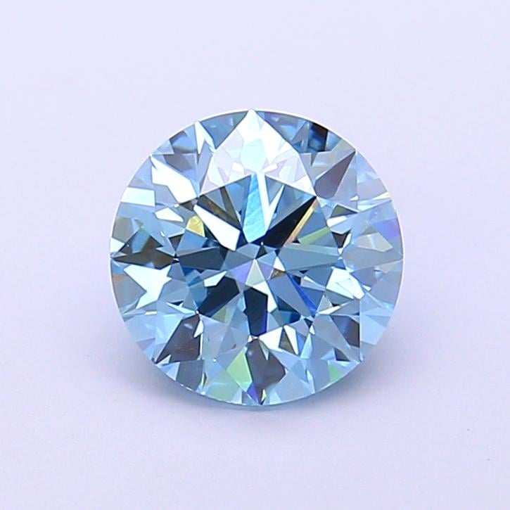1.50 Ct. Fancy Vivid  Blue Round Lab Grown Diamond