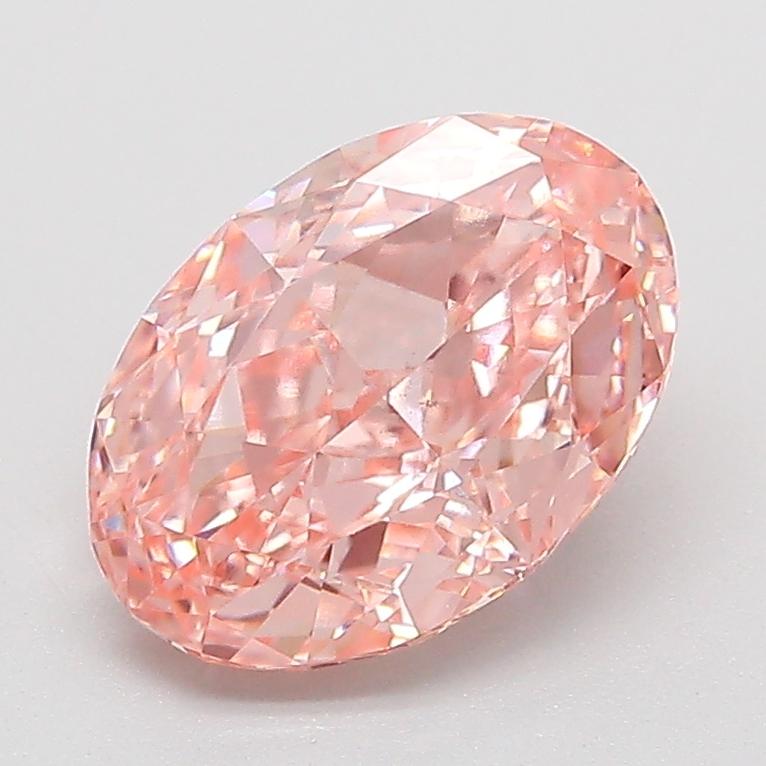 2.02 Ct. Fancy Vivid  Pink Oval Lab Grown Diamond