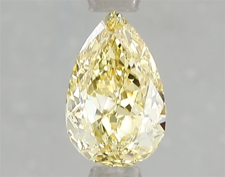 1.01 Ct. Fancy Vivid Yellow Pear Lab Grown Diamond