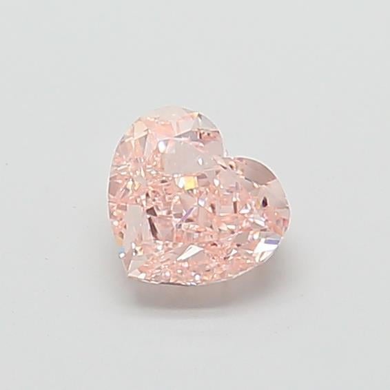 1.57 Ct. Fancy Intense Brownish Pink Heart Lab Grown Diamond