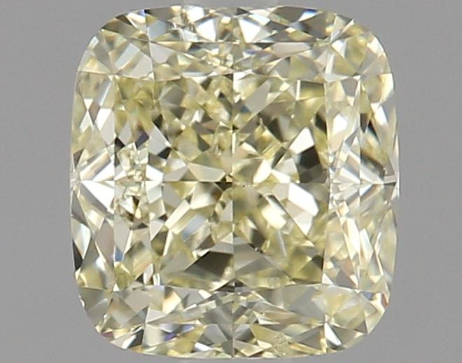 1.5 Ct. Fancy Light Yellow Cushion Diamond