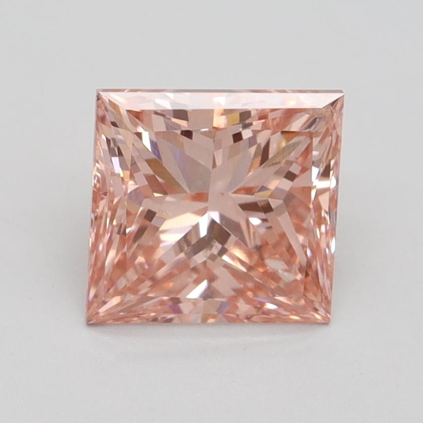 1.60 Ct. Fancy Intense Pink Princess Lab Grown Diamond