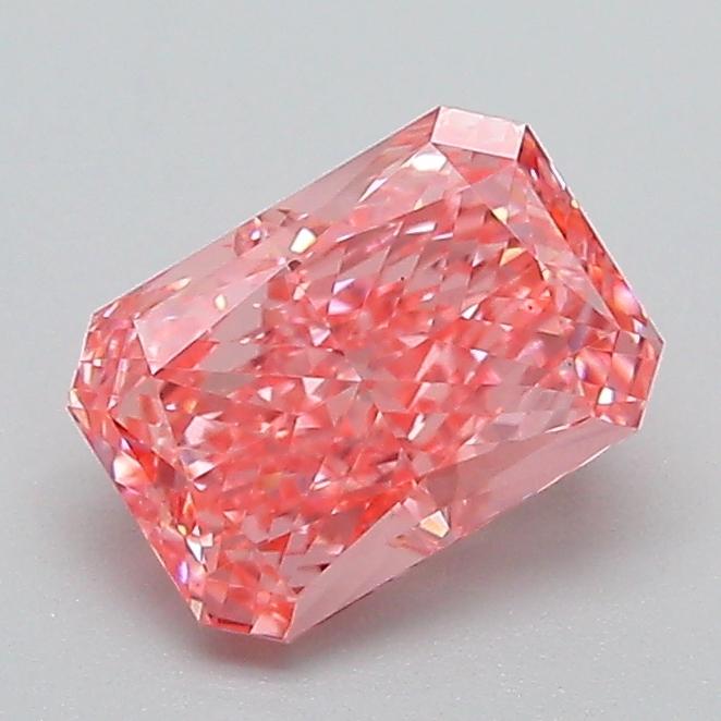 1.15 Ct. Fancy Vivid Pink Radiant Lab Grown Diamond