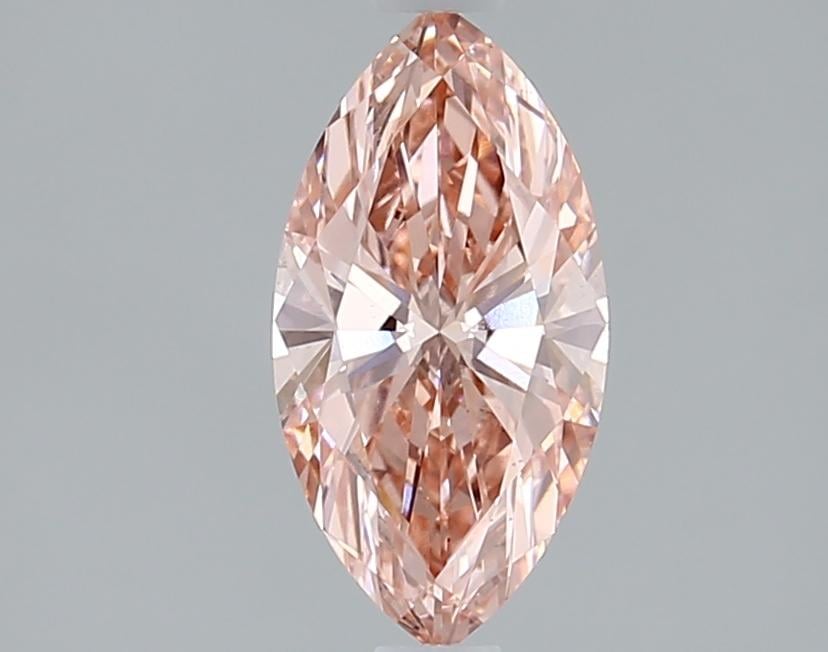 1.05 Ct. Fancy Vivid Pink Marquise Lab Grown Diamond