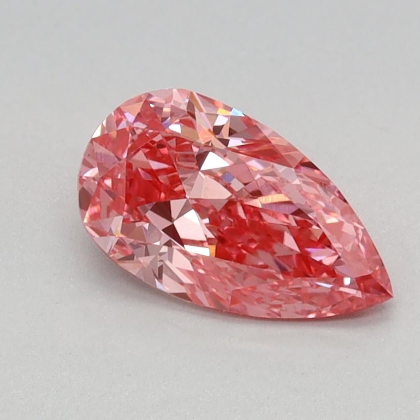0.73 Ct. Fancy Vivid Pink Pear Lab Grown Diamond
