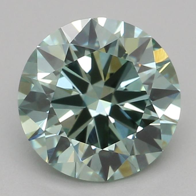 1.00 Ct. Fancy Green Round Lab Grown Diamond