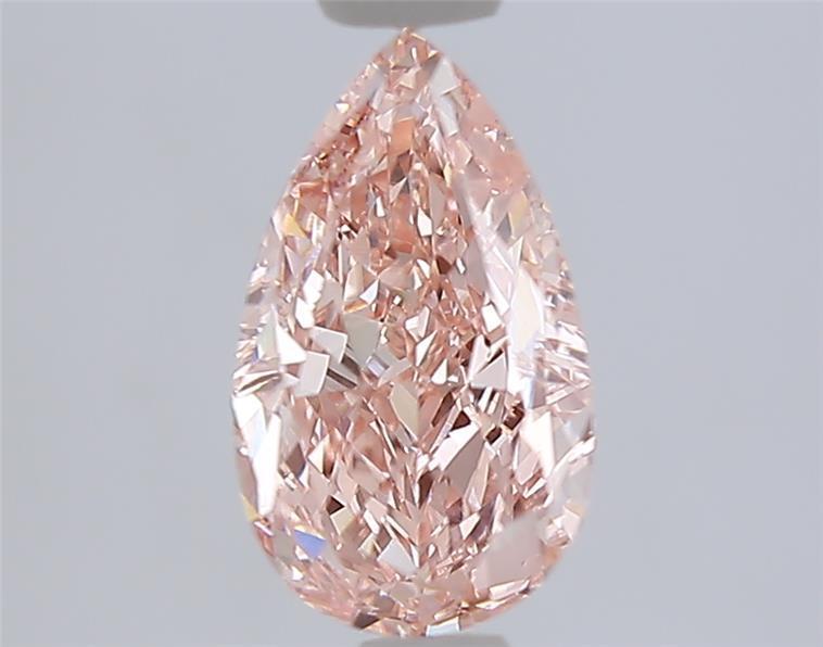 1.55 Ct. Fancy Intense  Pink Pear Lab Grown Diamond