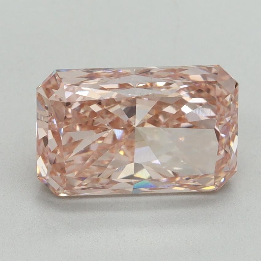3.03 Ct. Fancy Intense Pink Radiant Lab Grown Diamond