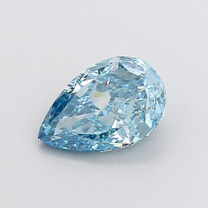 1.27 Ct. Fancy Vivid  Blue Pear Lab Grown Diamond