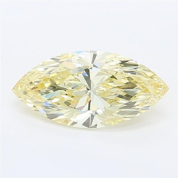 0.82 Ct. Fancy Light Yellow Marquise Lab Grown Diamond