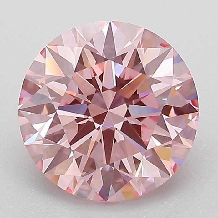 2.09 Ct. Fancy Intense Pink Round Lab Grown Diamond