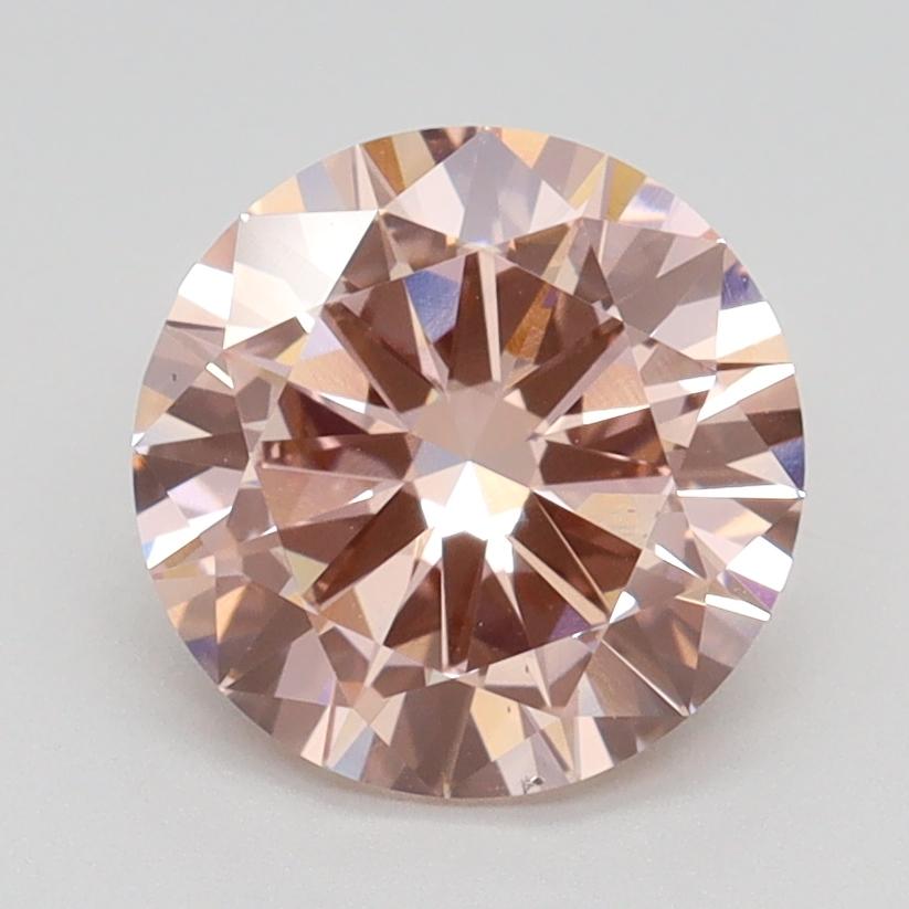 2.00 Ct. Fancy Intense Pink Round Lab Grown Diamond