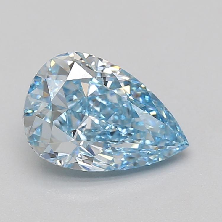 2.01 Ct. Fancy Vivid Blue Pear Lab Grown Diamond