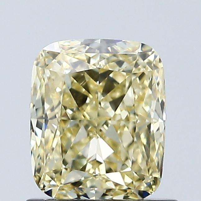 1.09 Ct. Fancy Intense Yellow Cushion Lab Grown Diamond